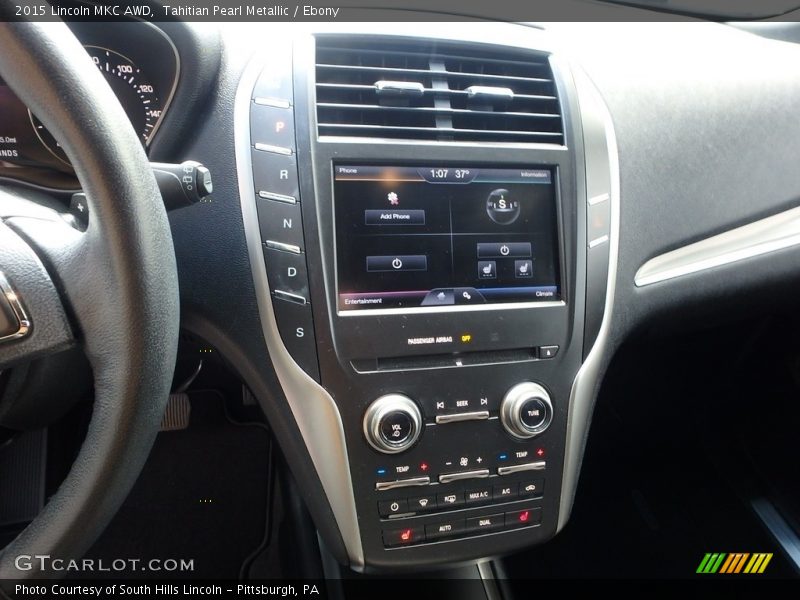 Tahitian Pearl Metallic / Ebony 2015 Lincoln MKC AWD