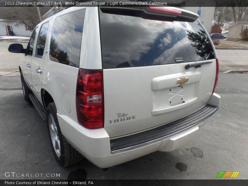 White Diamond Tricoat / Light Cashmere/Dark Cashmere 2013 Chevrolet Tahoe LTZ 4x4
