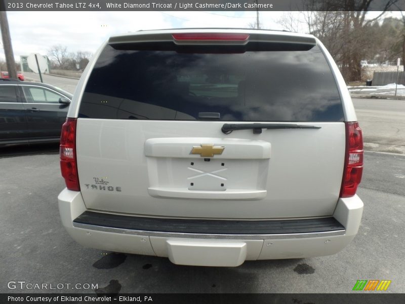 White Diamond Tricoat / Light Cashmere/Dark Cashmere 2013 Chevrolet Tahoe LTZ 4x4