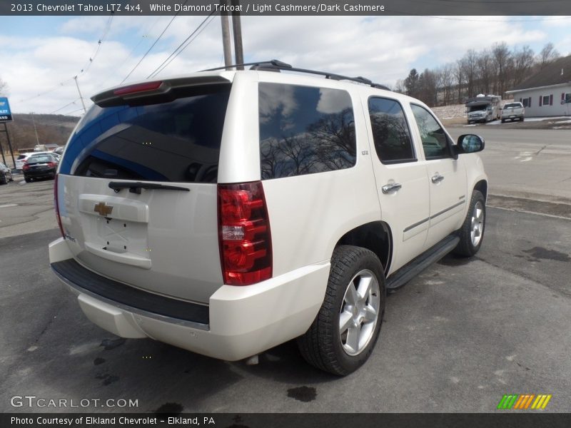 White Diamond Tricoat / Light Cashmere/Dark Cashmere 2013 Chevrolet Tahoe LTZ 4x4