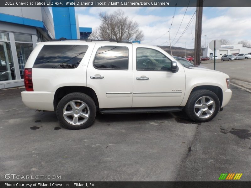 White Diamond Tricoat / Light Cashmere/Dark Cashmere 2013 Chevrolet Tahoe LTZ 4x4