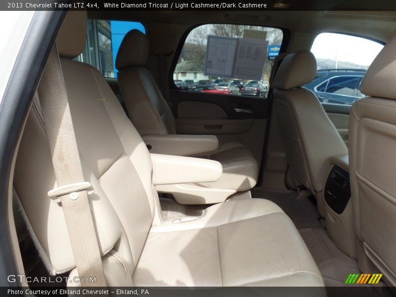 White Diamond Tricoat / Light Cashmere/Dark Cashmere 2013 Chevrolet Tahoe LTZ 4x4