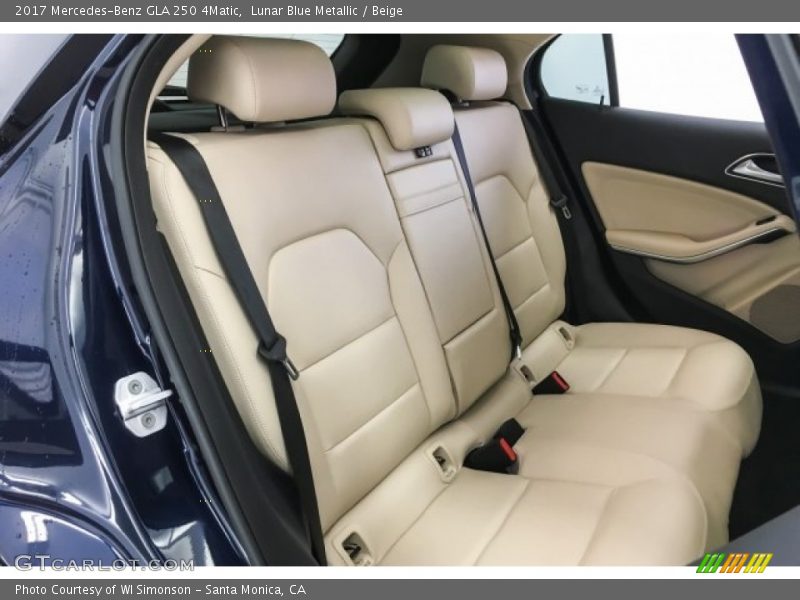 Lunar Blue Metallic / Beige 2017 Mercedes-Benz GLA 250 4Matic