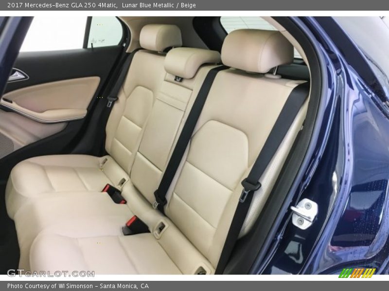 Lunar Blue Metallic / Beige 2017 Mercedes-Benz GLA 250 4Matic