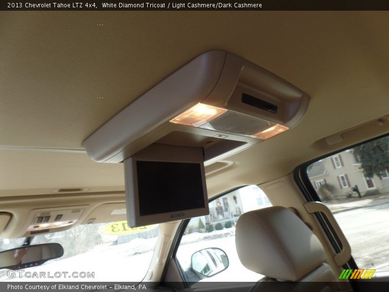 White Diamond Tricoat / Light Cashmere/Dark Cashmere 2013 Chevrolet Tahoe LTZ 4x4