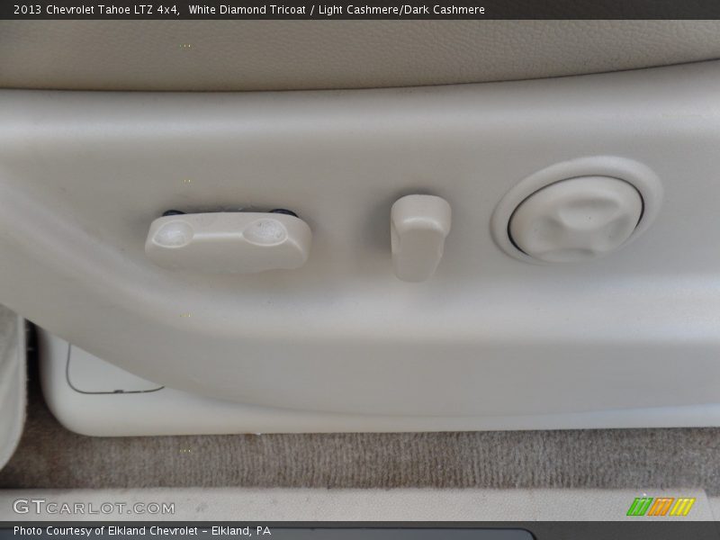 White Diamond Tricoat / Light Cashmere/Dark Cashmere 2013 Chevrolet Tahoe LTZ 4x4