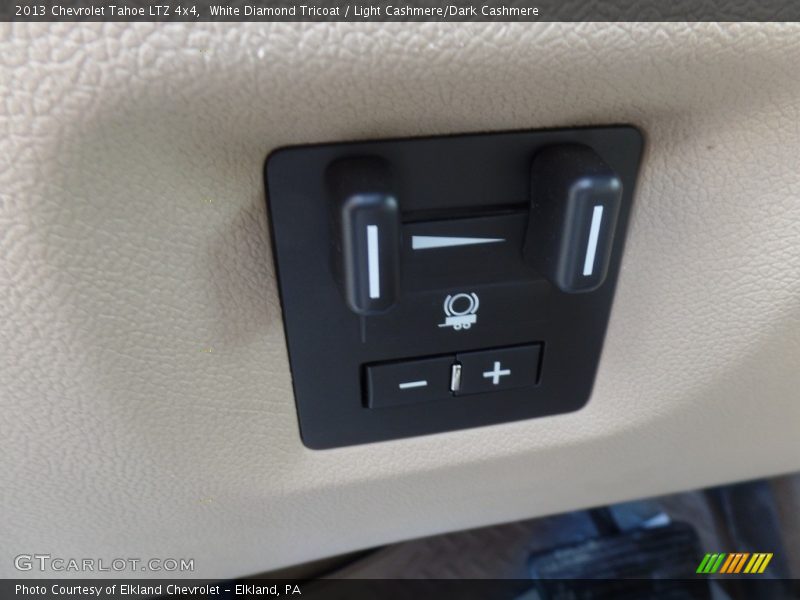 White Diamond Tricoat / Light Cashmere/Dark Cashmere 2013 Chevrolet Tahoe LTZ 4x4