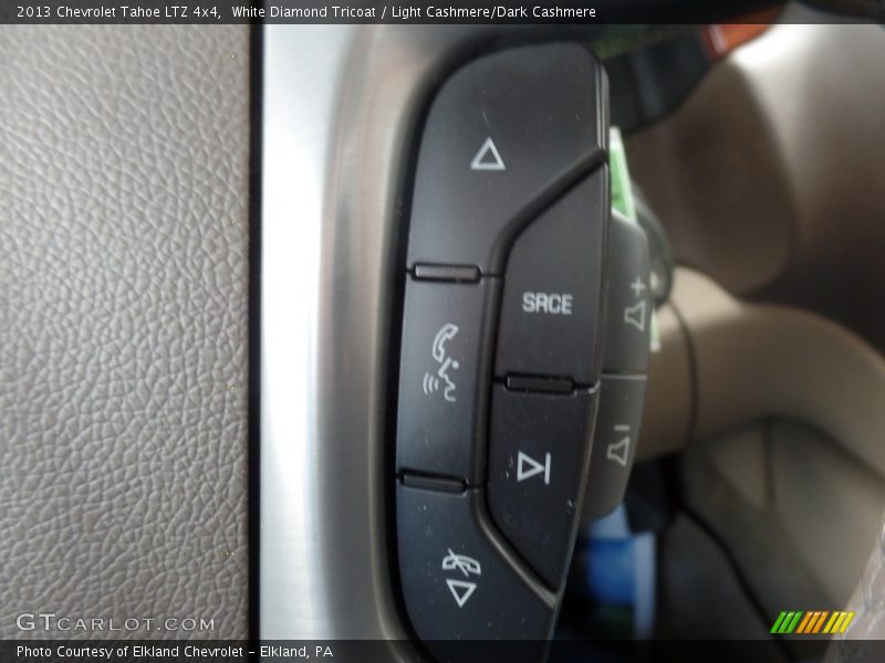 White Diamond Tricoat / Light Cashmere/Dark Cashmere 2013 Chevrolet Tahoe LTZ 4x4