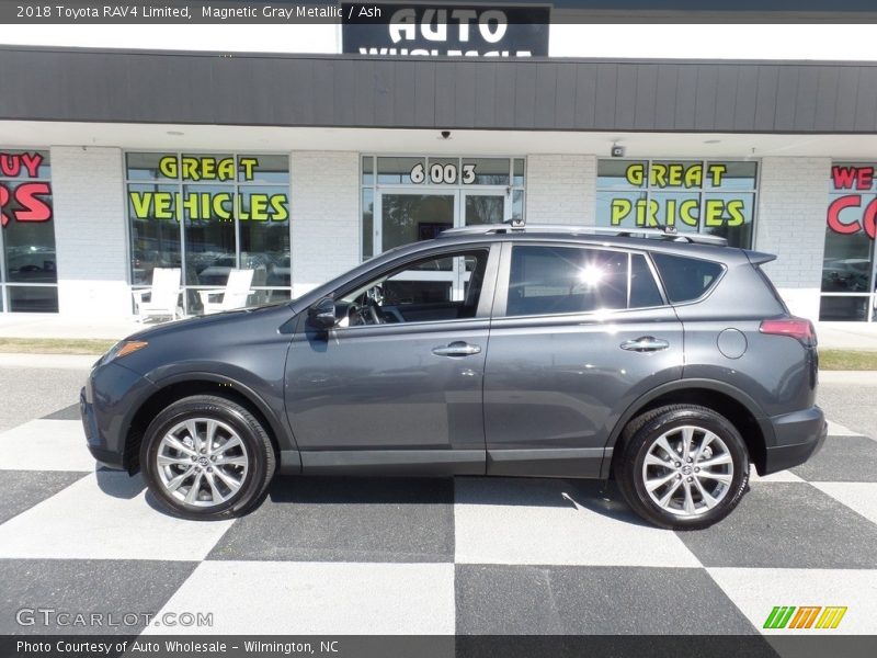 Magnetic Gray Metallic / Ash 2018 Toyota RAV4 Limited
