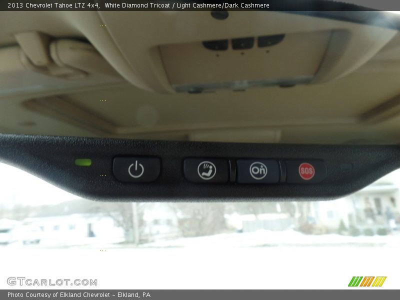 White Diamond Tricoat / Light Cashmere/Dark Cashmere 2013 Chevrolet Tahoe LTZ 4x4