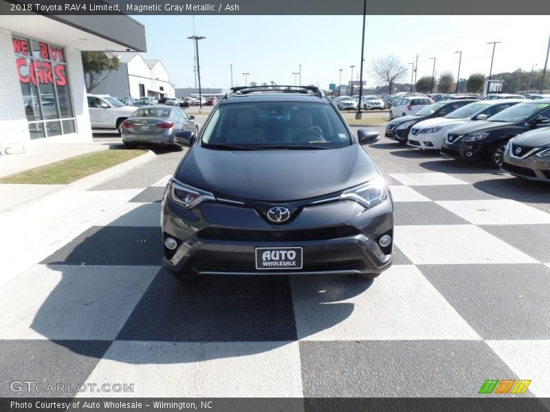 Magnetic Gray Metallic / Ash 2018 Toyota RAV4 Limited