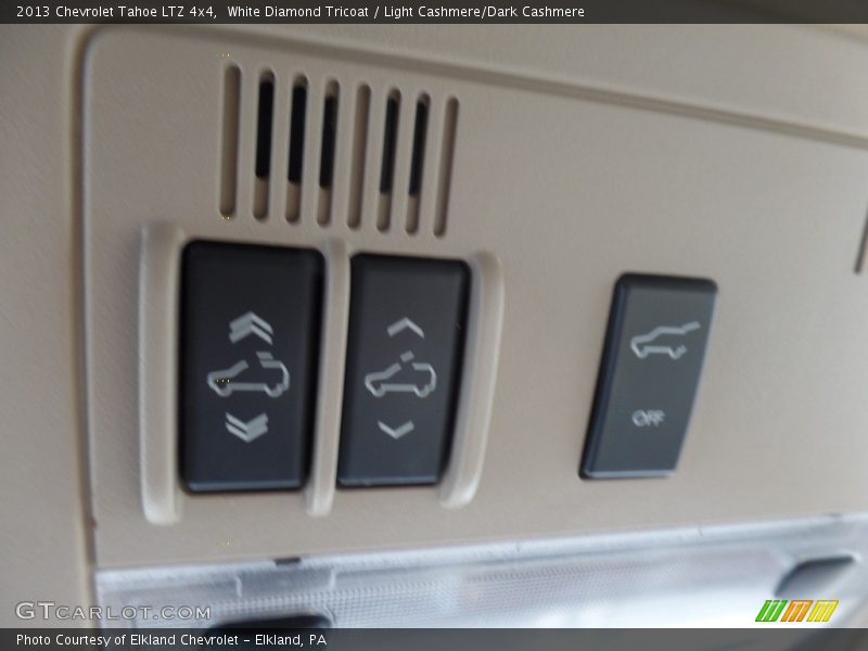 White Diamond Tricoat / Light Cashmere/Dark Cashmere 2013 Chevrolet Tahoe LTZ 4x4