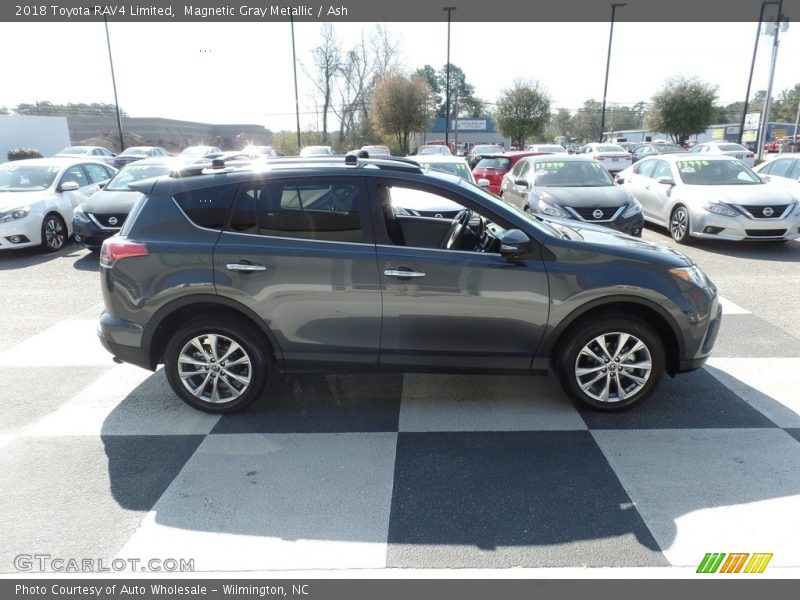 Magnetic Gray Metallic / Ash 2018 Toyota RAV4 Limited