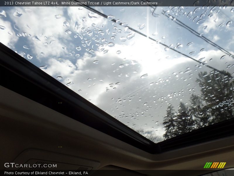 White Diamond Tricoat / Light Cashmere/Dark Cashmere 2013 Chevrolet Tahoe LTZ 4x4