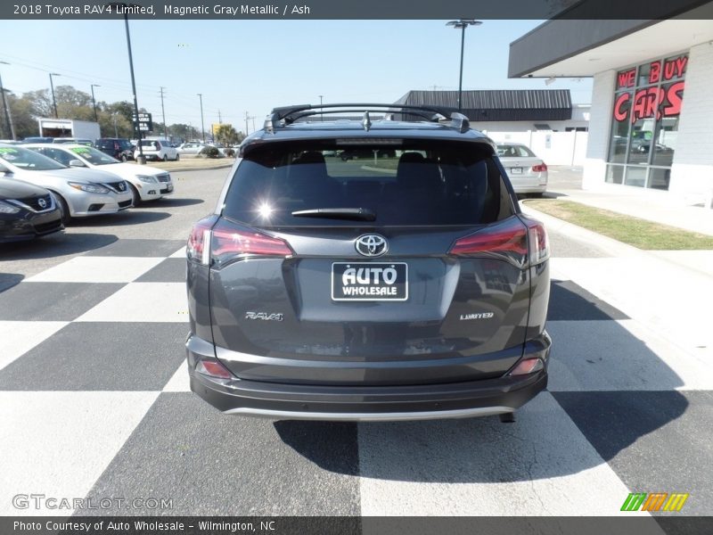 Magnetic Gray Metallic / Ash 2018 Toyota RAV4 Limited