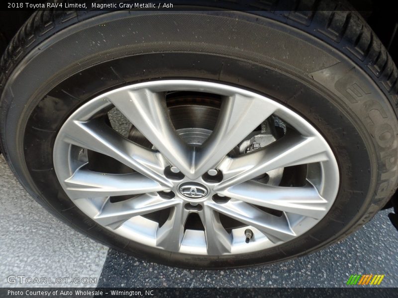 Magnetic Gray Metallic / Ash 2018 Toyota RAV4 Limited