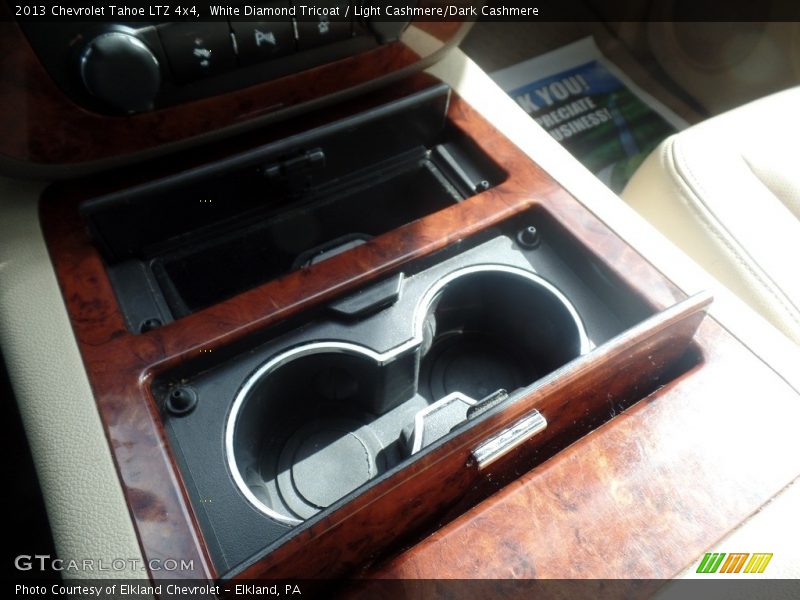 White Diamond Tricoat / Light Cashmere/Dark Cashmere 2013 Chevrolet Tahoe LTZ 4x4