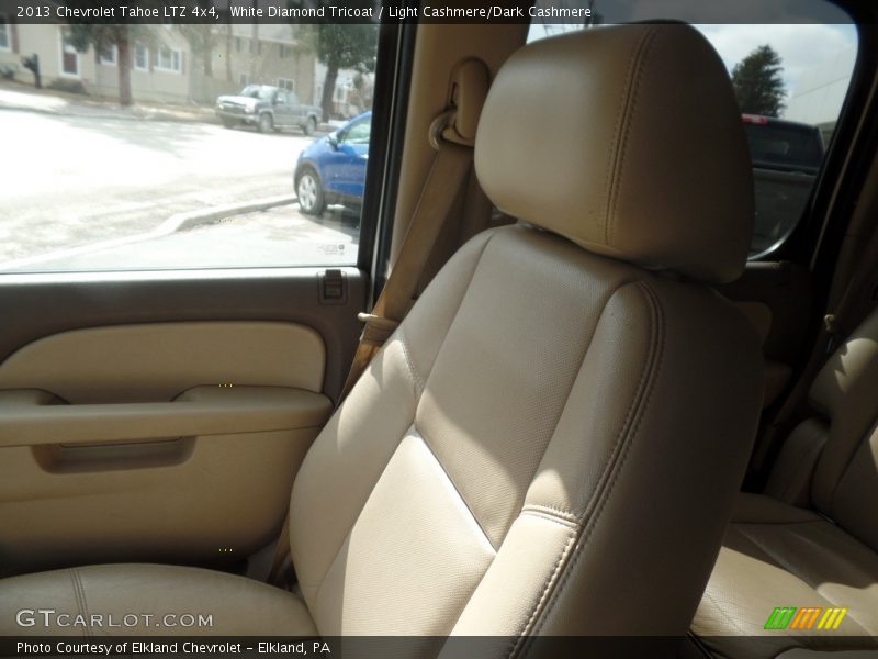 White Diamond Tricoat / Light Cashmere/Dark Cashmere 2013 Chevrolet Tahoe LTZ 4x4