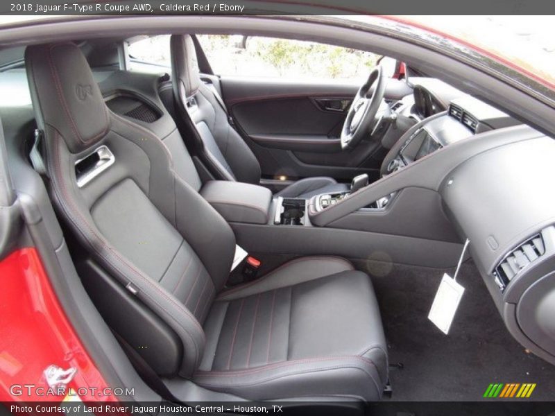 Front Seat of 2018 F-Type R Coupe AWD