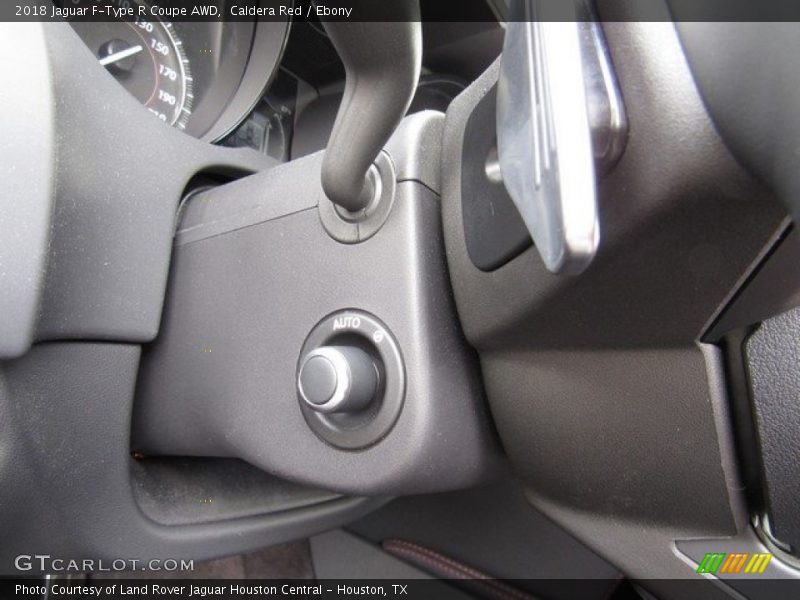 Controls of 2018 F-Type R Coupe AWD