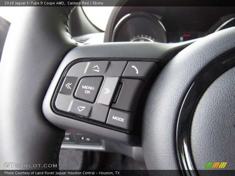Controls of 2018 F-Type R Coupe AWD
