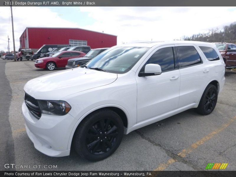Bright White / Black 2013 Dodge Durango R/T AWD