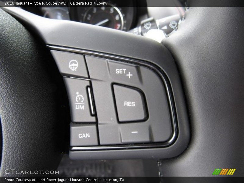 Controls of 2018 F-Type R Coupe AWD