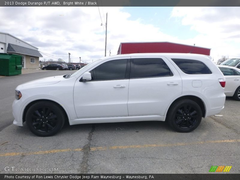 Bright White / Black 2013 Dodge Durango R/T AWD