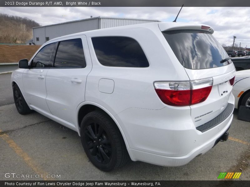 Bright White / Black 2013 Dodge Durango R/T AWD