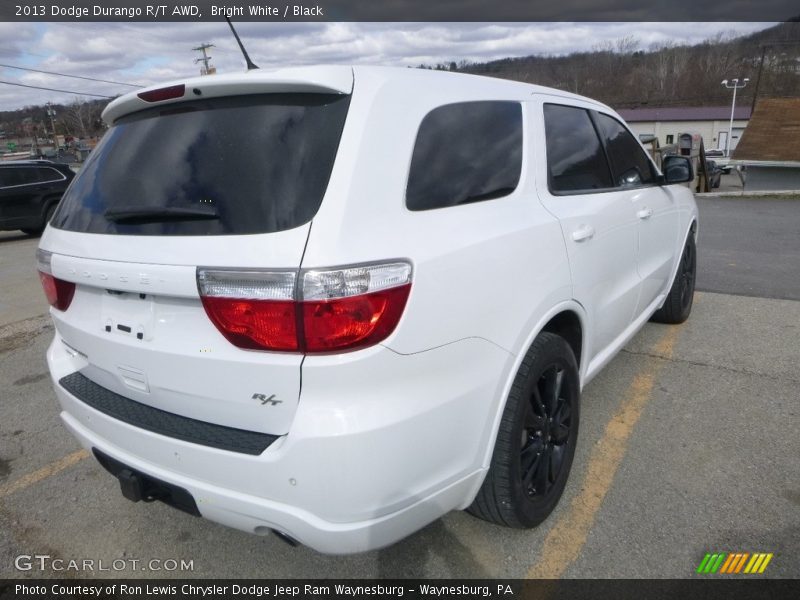 Bright White / Black 2013 Dodge Durango R/T AWD