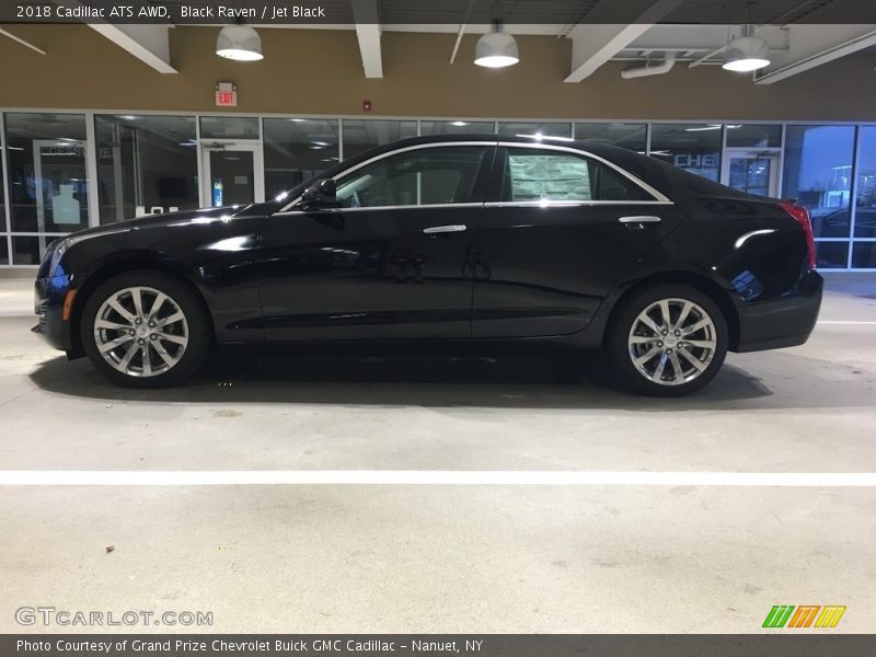 Black Raven / Jet Black 2018 Cadillac ATS AWD
