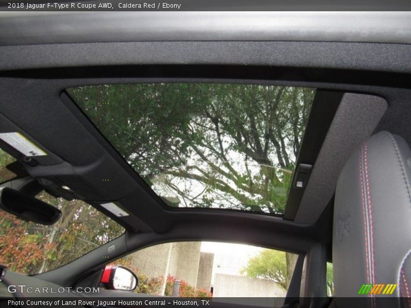 Sunroof of 2018 F-Type R Coupe AWD