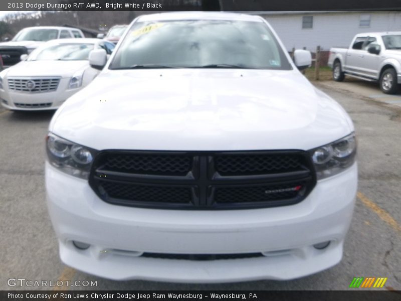 Bright White / Black 2013 Dodge Durango R/T AWD