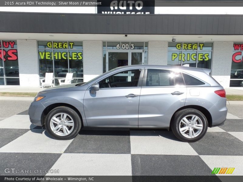 Silver Moon / Parchment 2015 Acura RDX Technology