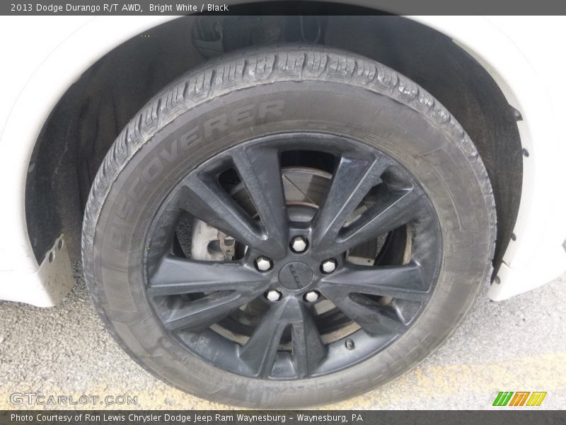 Bright White / Black 2013 Dodge Durango R/T AWD