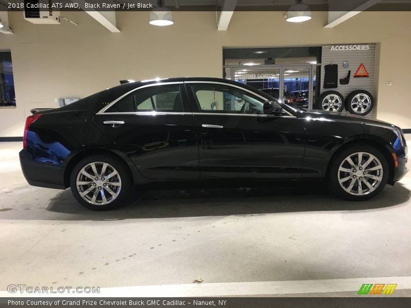 Black Raven / Jet Black 2018 Cadillac ATS AWD