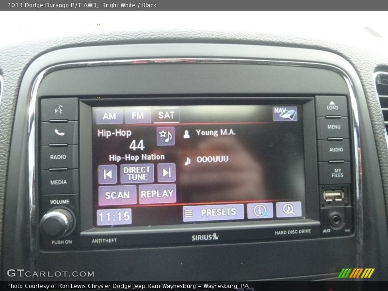 Bright White / Black 2013 Dodge Durango R/T AWD