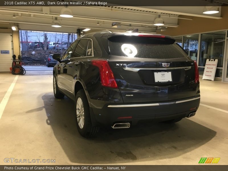 Dark Granite Metallic / Sahara Beige 2018 Cadillac XT5 AWD