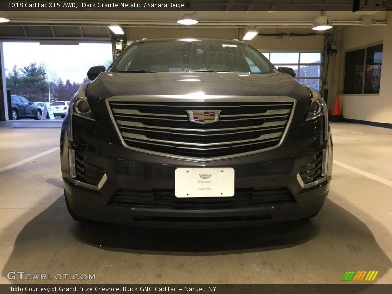 Dark Granite Metallic / Sahara Beige 2018 Cadillac XT5 AWD