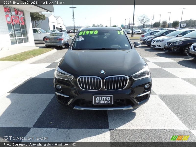 Jet Black / Black 2017 BMW X1 sDrive28i