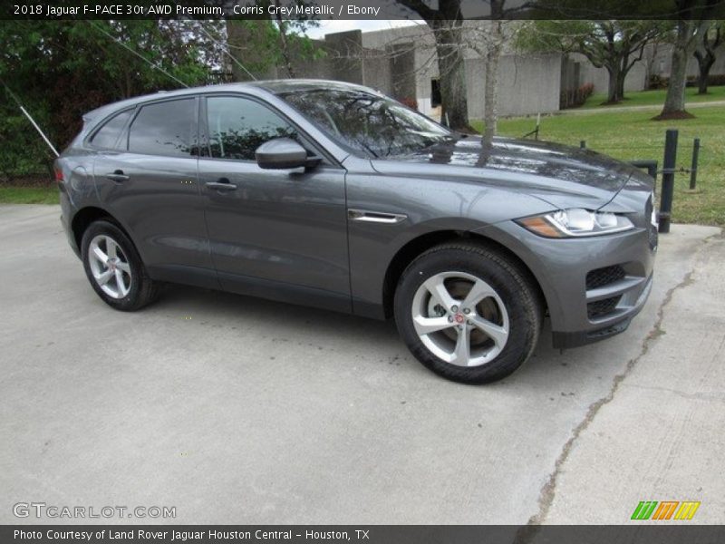 Corris Grey Metallic / Ebony 2018 Jaguar F-PACE 30t AWD Premium