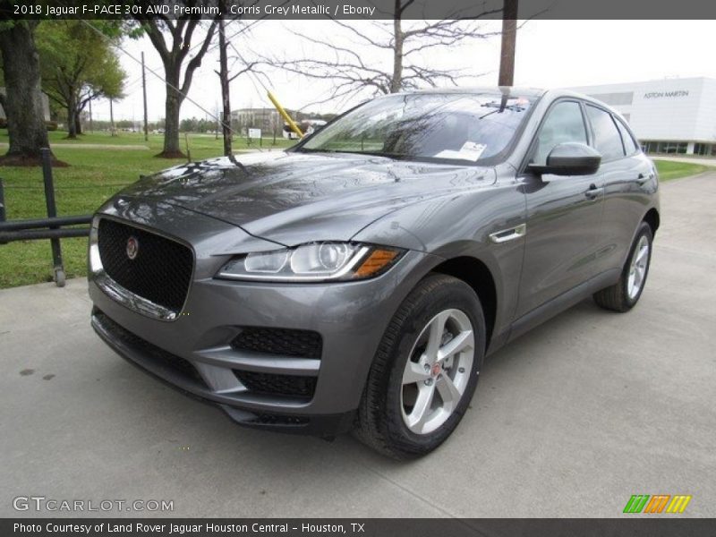 Corris Grey Metallic / Ebony 2018 Jaguar F-PACE 30t AWD Premium