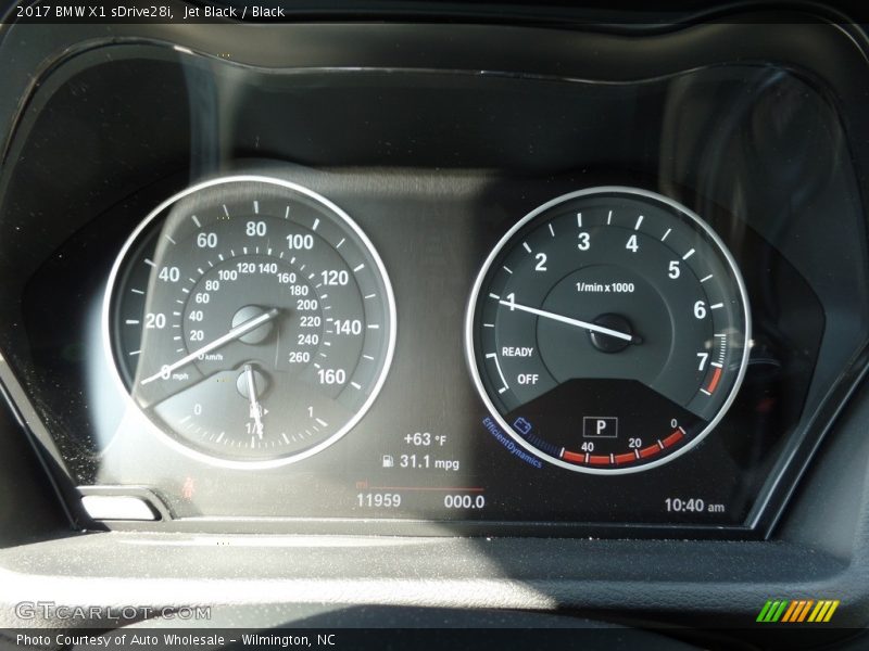 Jet Black / Black 2017 BMW X1 sDrive28i