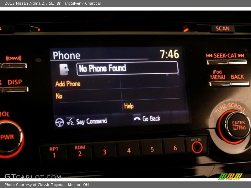 Brilliant Silver / Charcoal 2013 Nissan Altima 2.5 SL