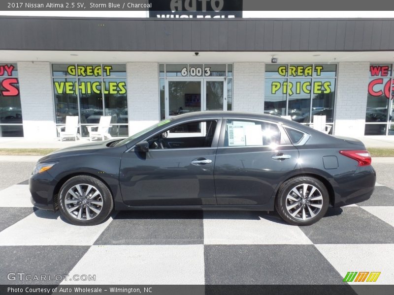 Storm Blue / Charcoal 2017 Nissan Altima 2.5 SV