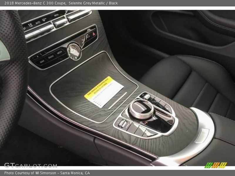 Selenite Grey Metallic / Black 2018 Mercedes-Benz C 300 Coupe