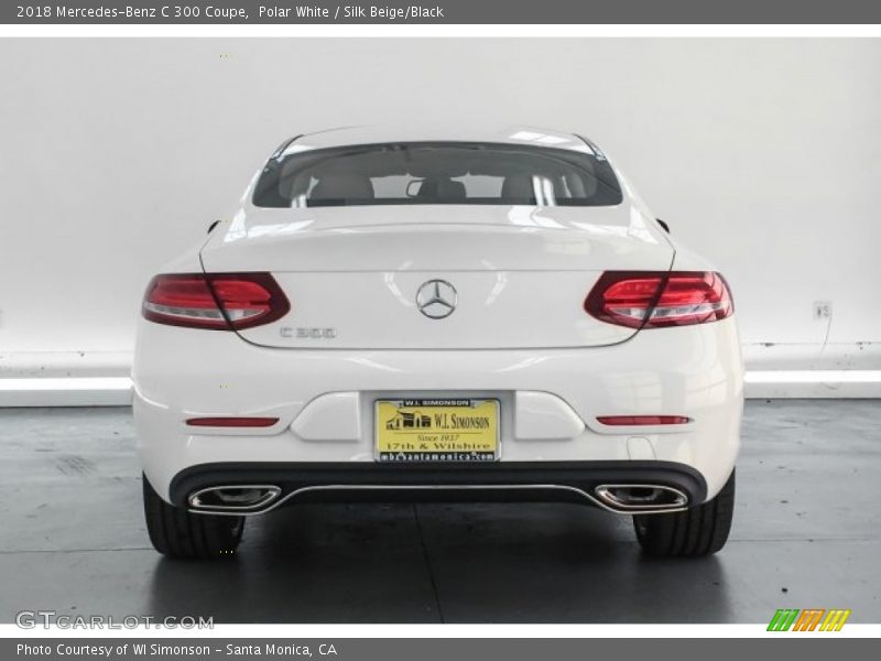 Polar White / Silk Beige/Black 2018 Mercedes-Benz C 300 Coupe