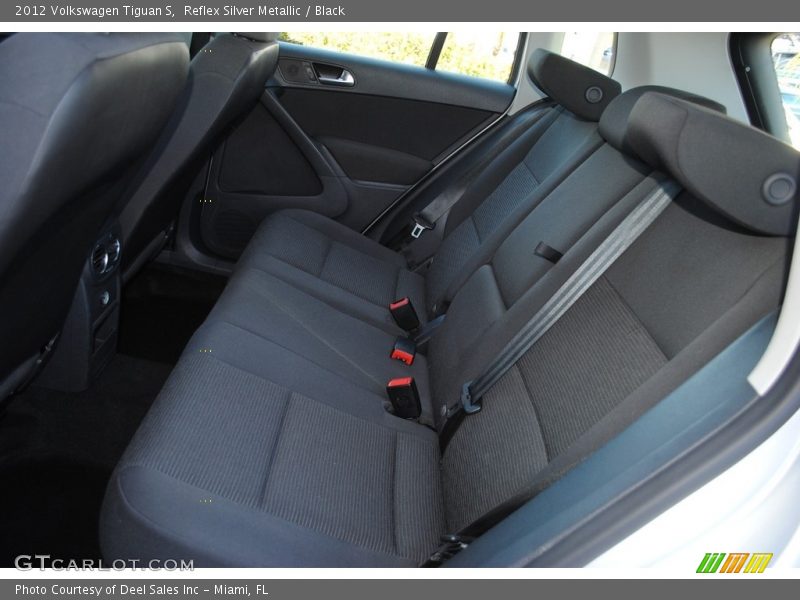 Reflex Silver Metallic / Black 2012 Volkswagen Tiguan S