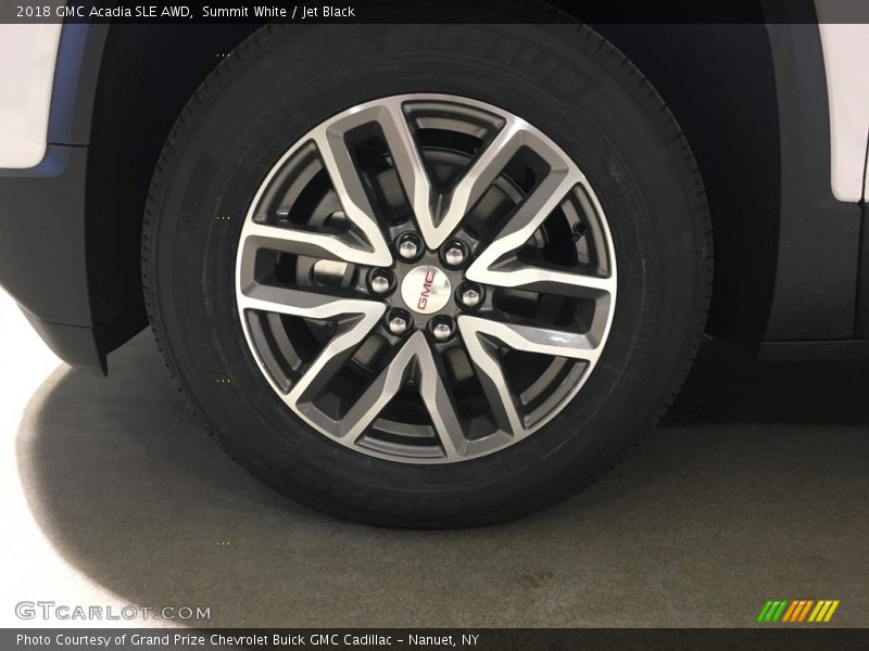 Summit White / Jet Black 2018 GMC Acadia SLE AWD
