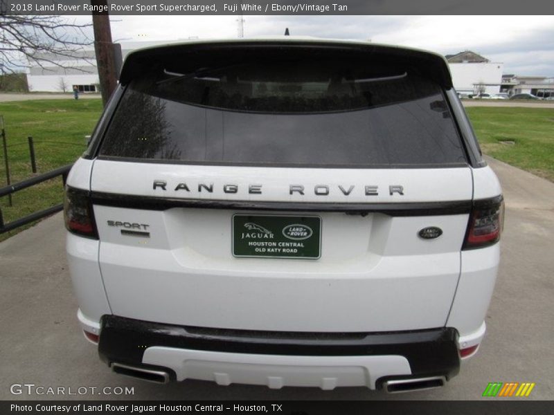 Fuji White / Ebony/Vintage Tan 2018 Land Rover Range Rover Sport Supercharged